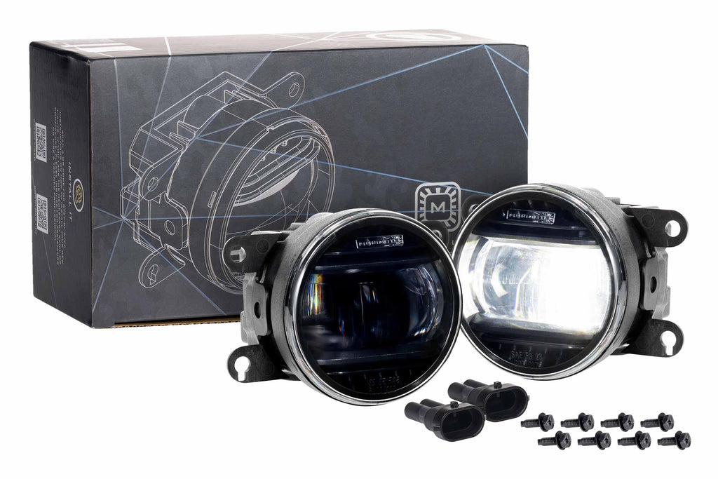 XB Evo Fog Lights: Type S (Set / White) - Apollo Off-Road