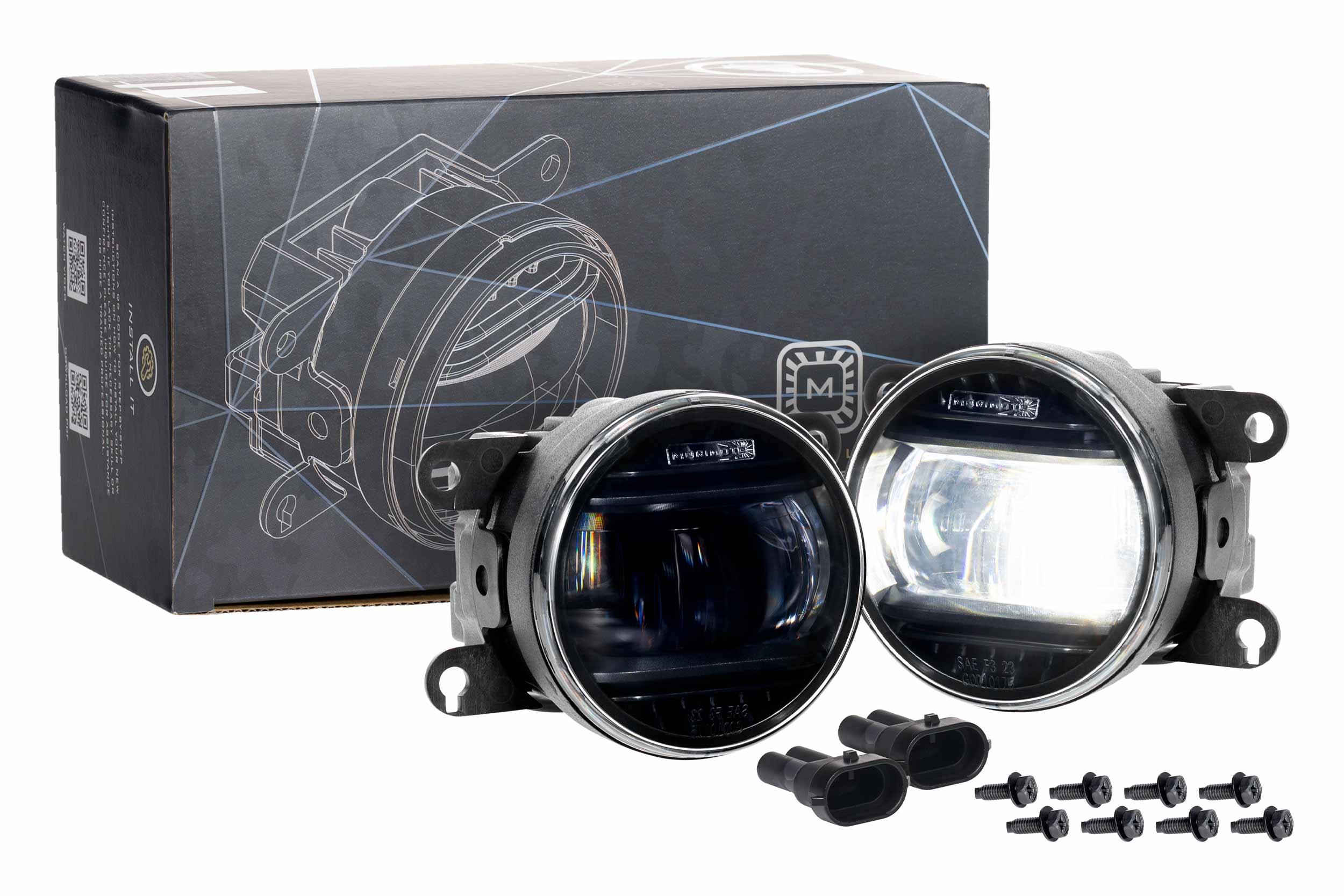 XB Evo Fog Lights: Type S (Set / White) - Apollo Off-Road