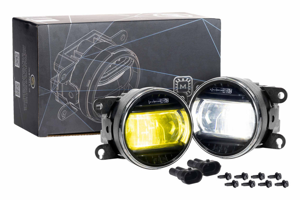 XB Evo+ Fog Lights: Type S (Set / White + Yellow) - Apollo Off-Road