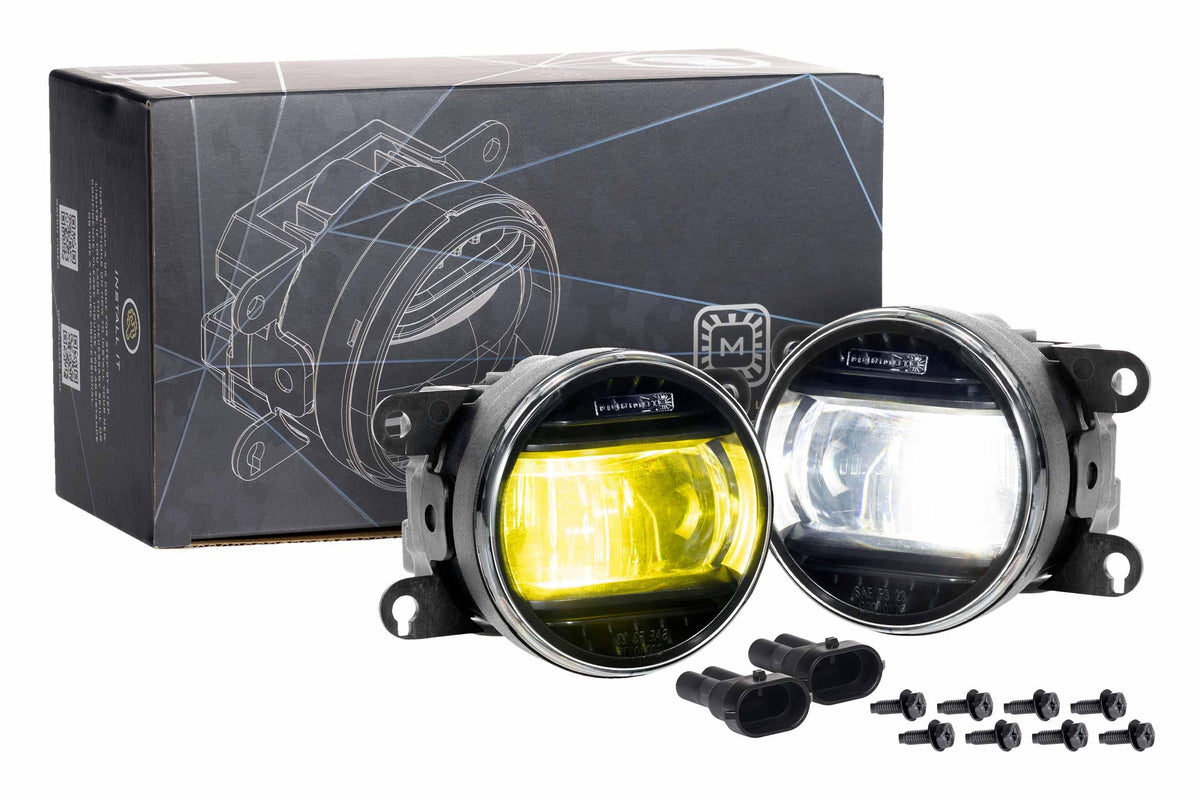 XB Evo+ Fog Lights: Type S (Set / White + Yellow) - Apollo Off-Road