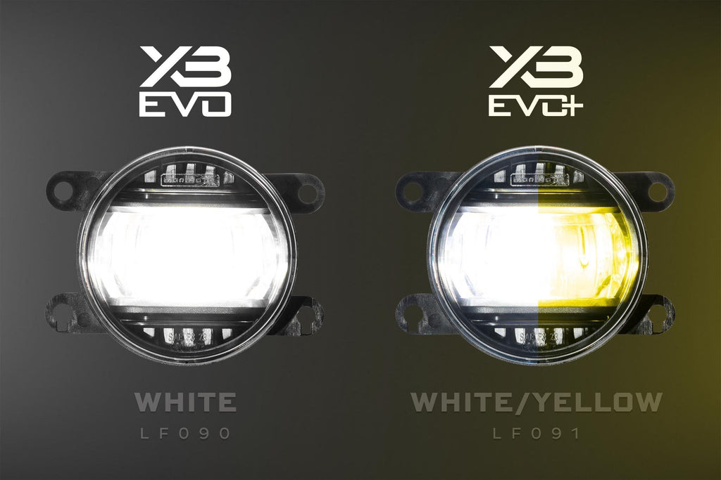 XB Evo+ Fog Lights: Type S (Set / White + Yellow) - Apollo Off-Road