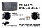 XB Evo Fog Lights: Type T (Set / White) - Apollo Off-Road