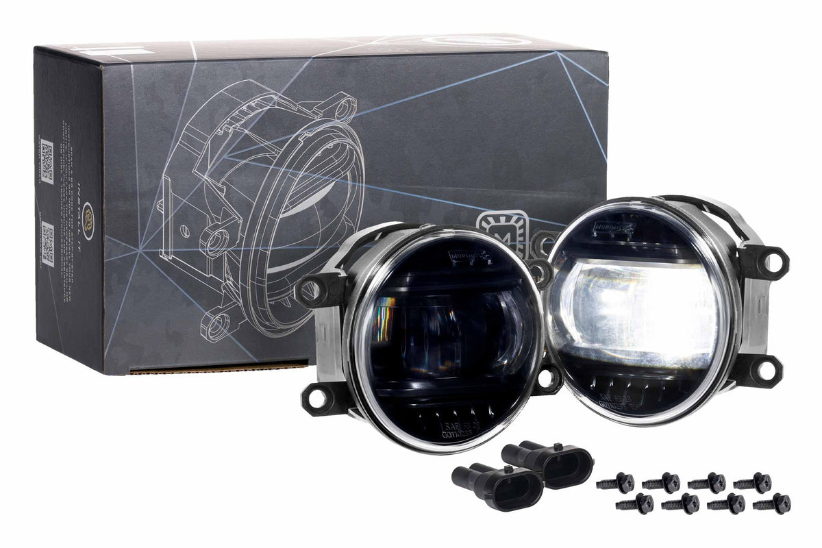 XB Evo Fog Lights: Type T (Set / White) - Apollo Off-Road