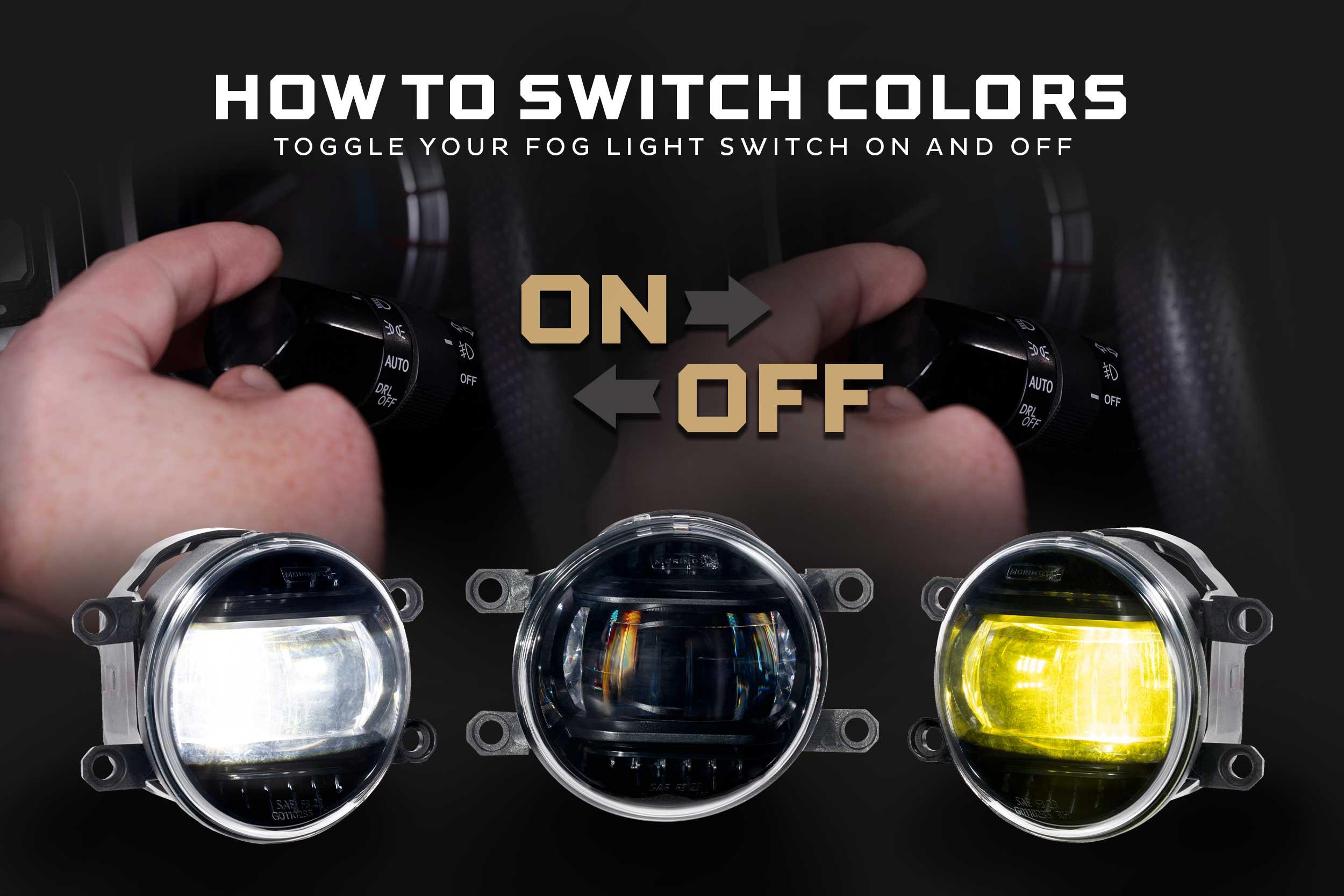 XB Evo+ Fog Lights: Type T (Set / White + Yellow) - Apollo Off-Road