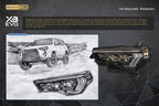 XB Evo Headlights: 14-24 Toyota 4Runner (Set) - Apollo Off-Road