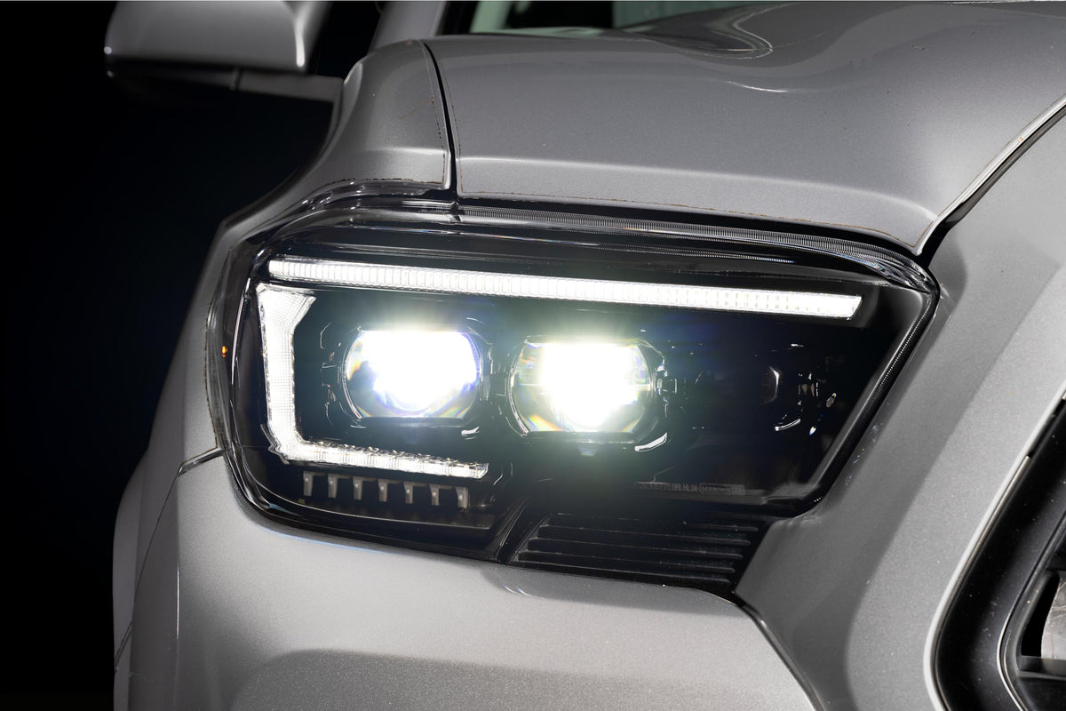XB Evo Hybrid Headlights: 2016-2023 Toyota Tacoma, Set - Apollo Off-Road