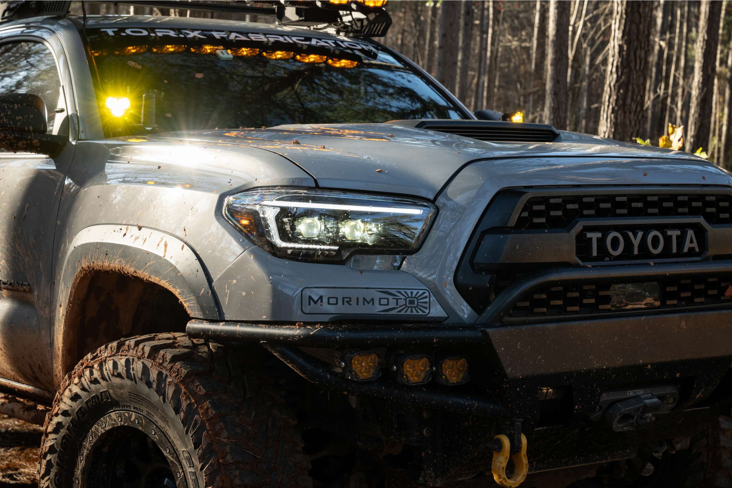 XB Evo Hybrid Headlights: 2016-2023 Toyota Tacoma, Set - Apollo Off-Road