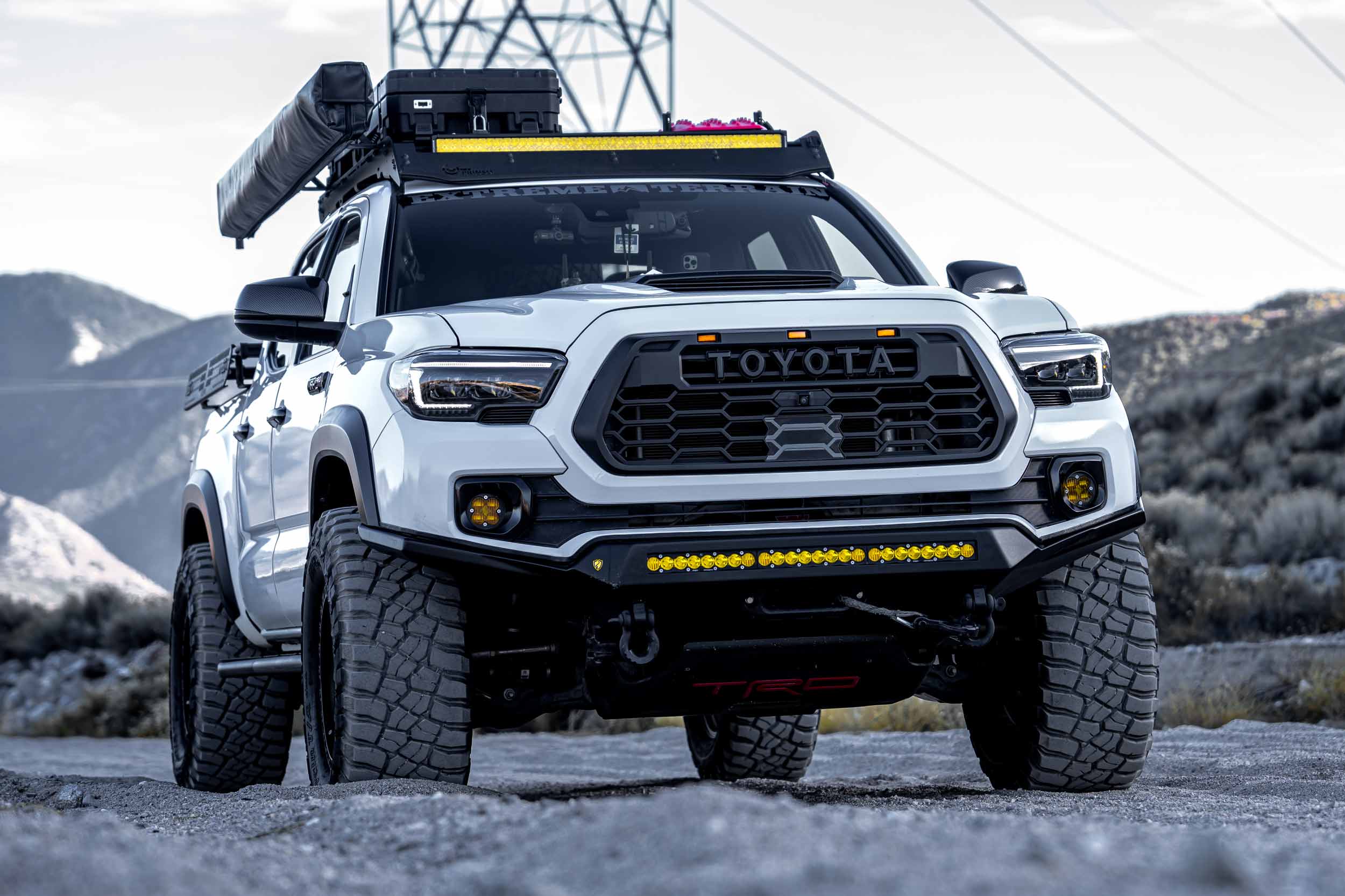 XB Evo Hybrid Headlights: 2016-2023 Toyota Tacoma, Set - Apollo Off-Road