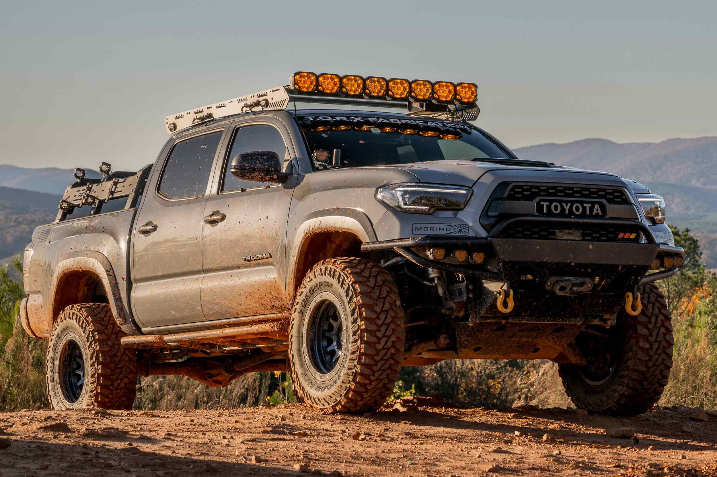 XB Evo Hybrid Headlights: 2016-2023 Toyota Tacoma, Set - Apollo Off-Road