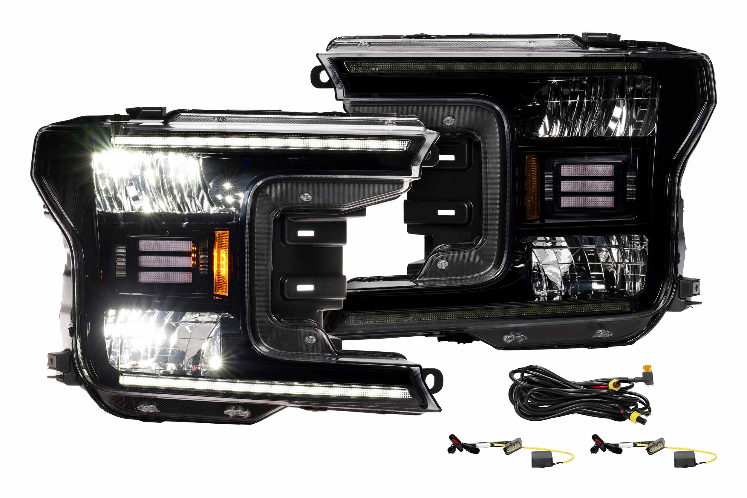 XB Hybrid-R LED Headlights: Ford F150 (18-20) (Pair / ASM) - Apollo Off-Road