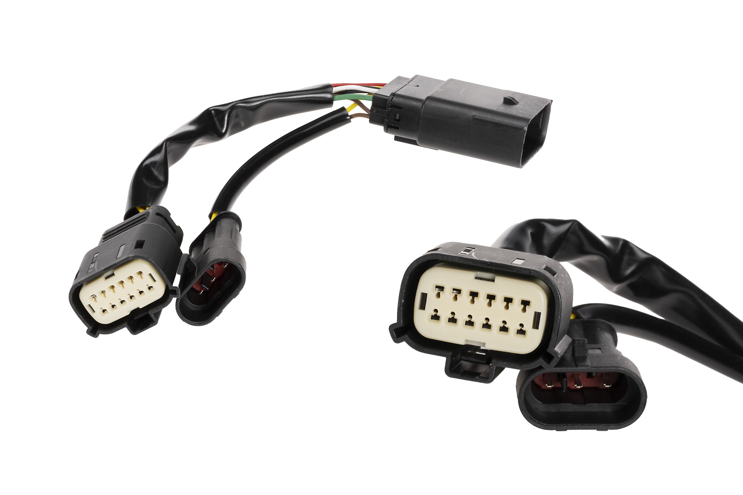 XB LED Harness: 19+ RAM OE Projector LED Adapters, Set - Apollo Off-Road