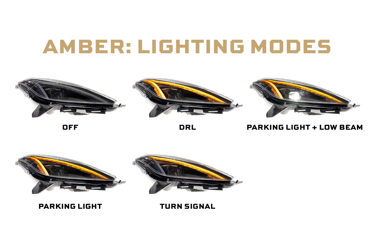 XB LED Headlights: 14-19 Corvette C7 (Gen II / Set) - Apollo Off-Road
