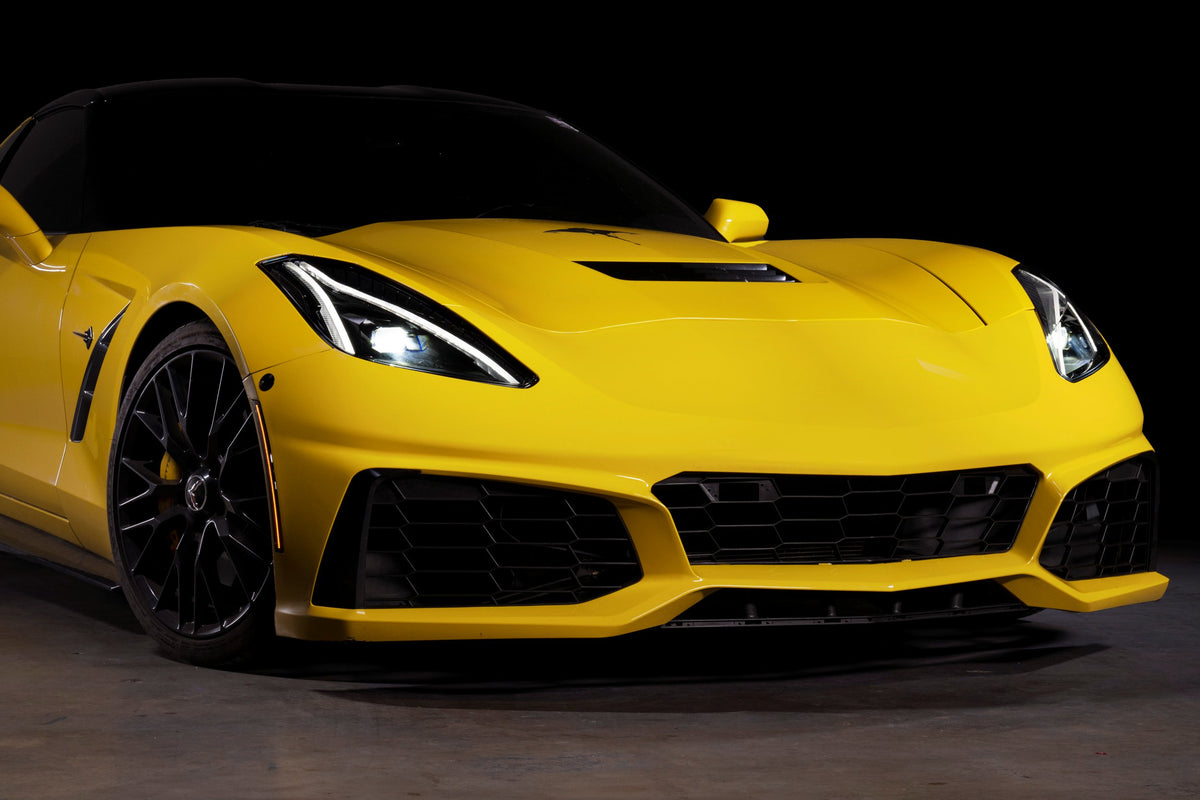 XB LED Headlights: 14-19 Corvette C7 (Gen II / Set) - Apollo Off-Road