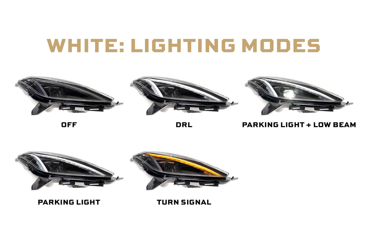 XB LED Headlights: 14-19 Corvette C7 (Gen II / Set) - Apollo Off-Road