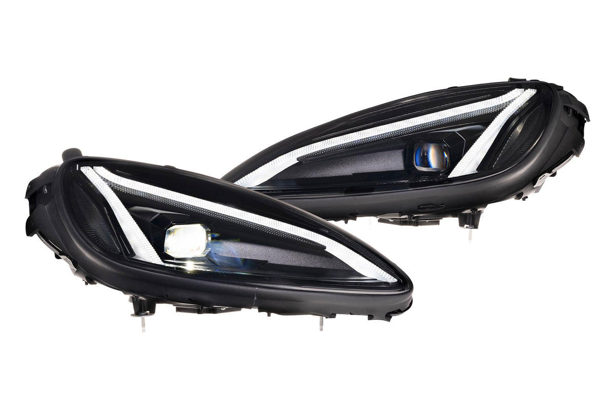 XB LED Headlights: Corvette C6 (05-13) (C8 Style / Set)(Gen II) - Apollo Off-Road