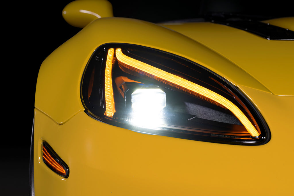 XB LED Headlights: Corvette C6 (05-13) (C8 Style / Set)(Gen II) - Apollo Off-Road