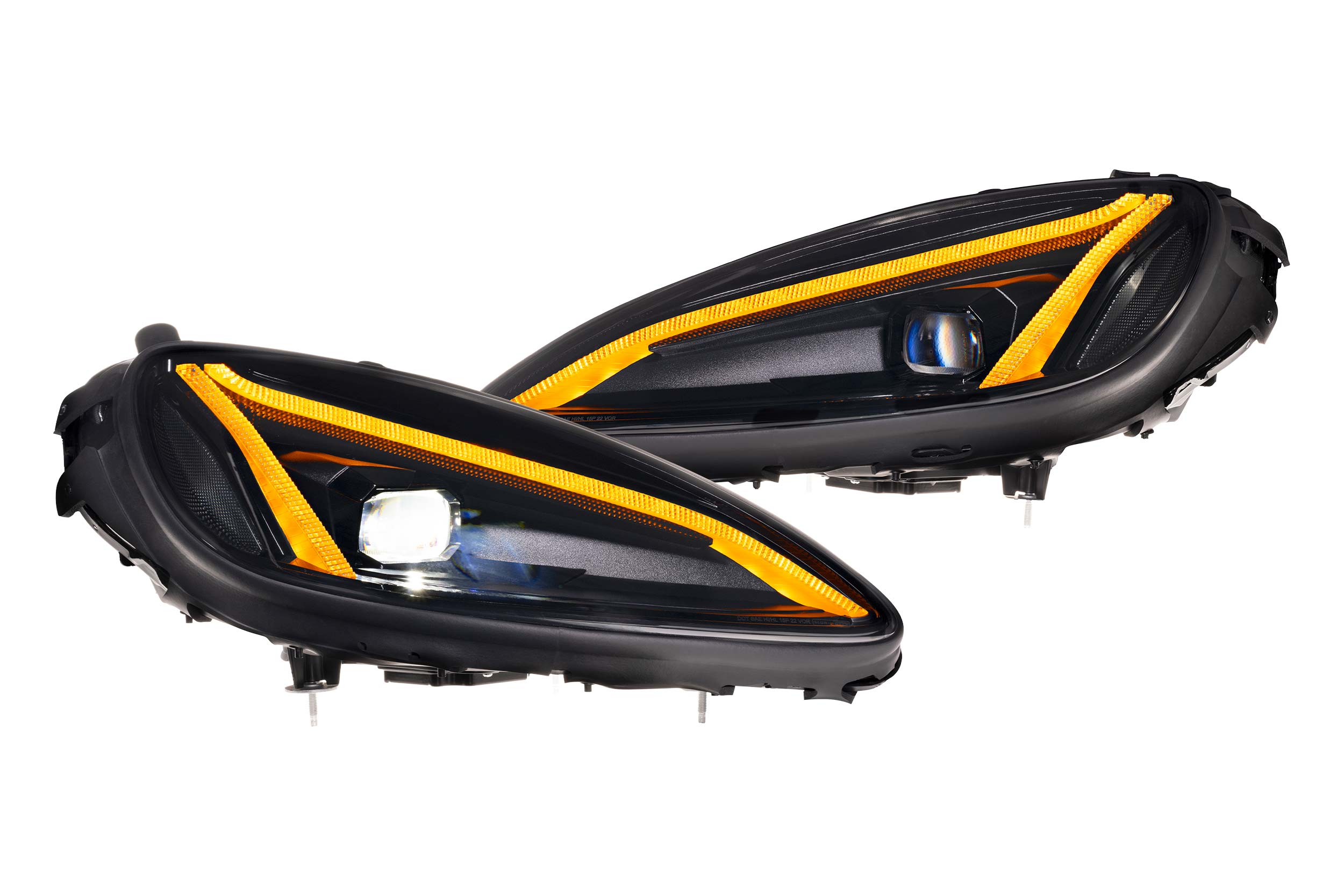 XB LED Headlights: Corvette C6 (05-13) (C8 Style / Set)(Gen II) - Apollo Off-Road