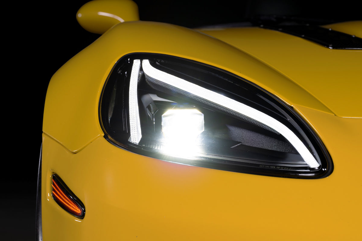 XB LED Headlights: Corvette C6 (05-13) (C8 Style / Set)(Gen II) - Apollo Off-Road