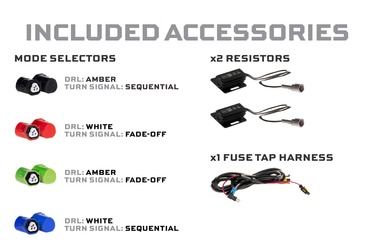 XB LED Headlights: Corvette C6 (05-13) (C8 Style / Set)(Gen II) - Apollo Off-Road