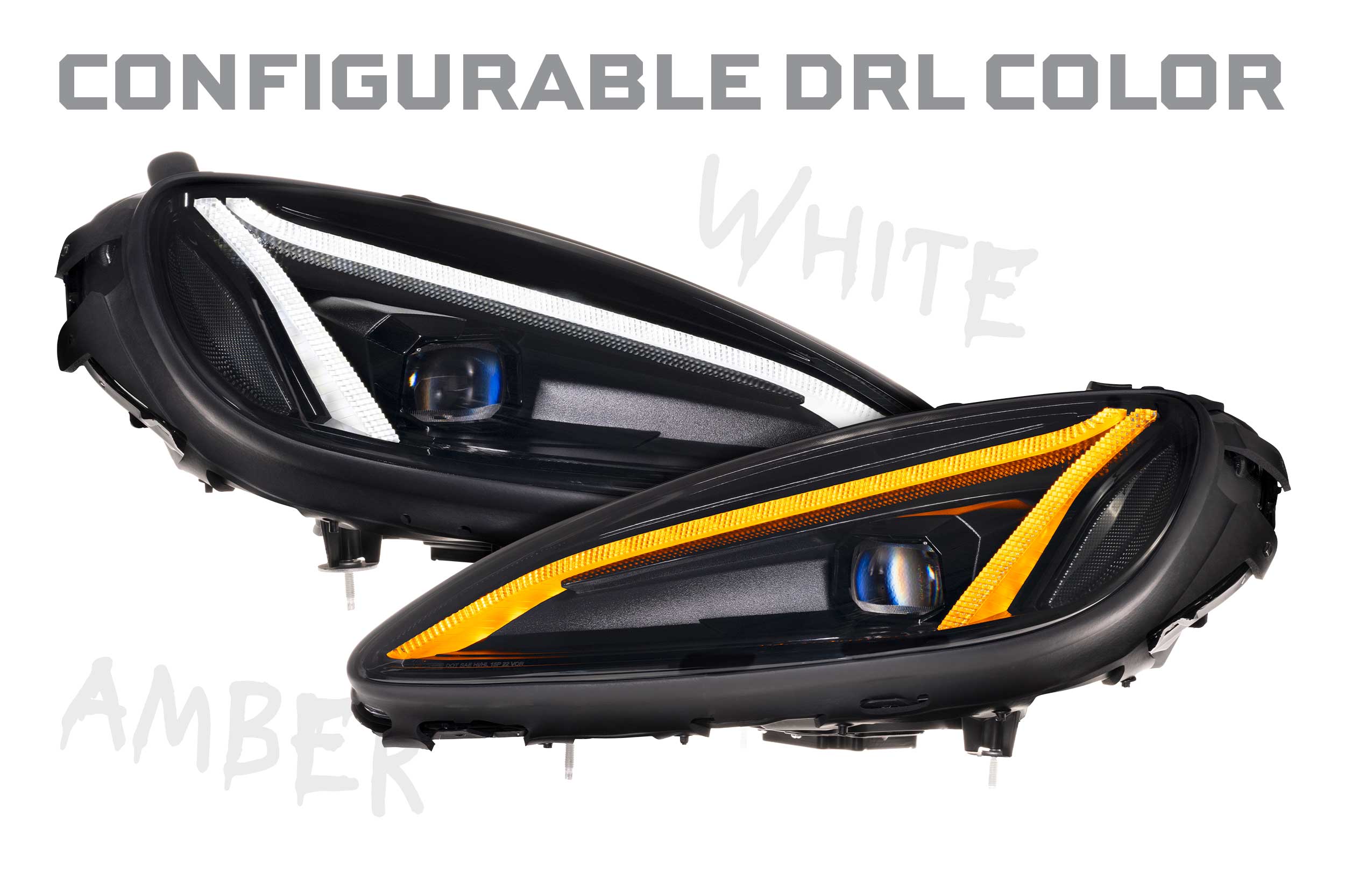XB LED Headlights: Corvette C6 (05-13) (C8 Style / Set)(Gen II) - Apollo Off-Road