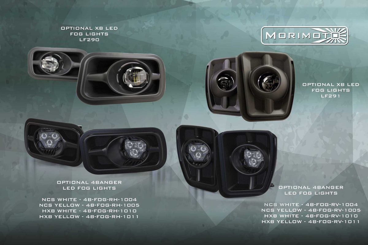 XB LED Headlights: Dodge Ram (09-18) (Pair / Amber DRL) - Apollo Off-Road