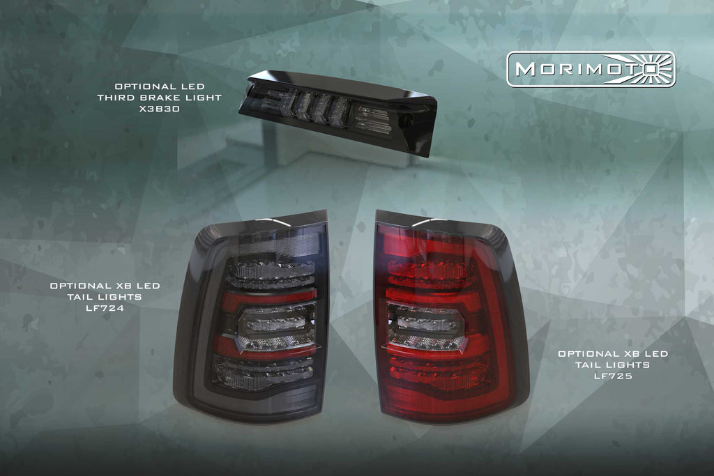 XB LED Headlights: Dodge Ram (09-18) (Pair / Amber DRL) - Apollo Off-Road