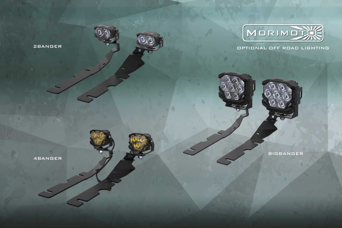 XB LED Headlights: Dodge Ram (09-18) (Pair / Amber DRL) - Apollo Off-Road