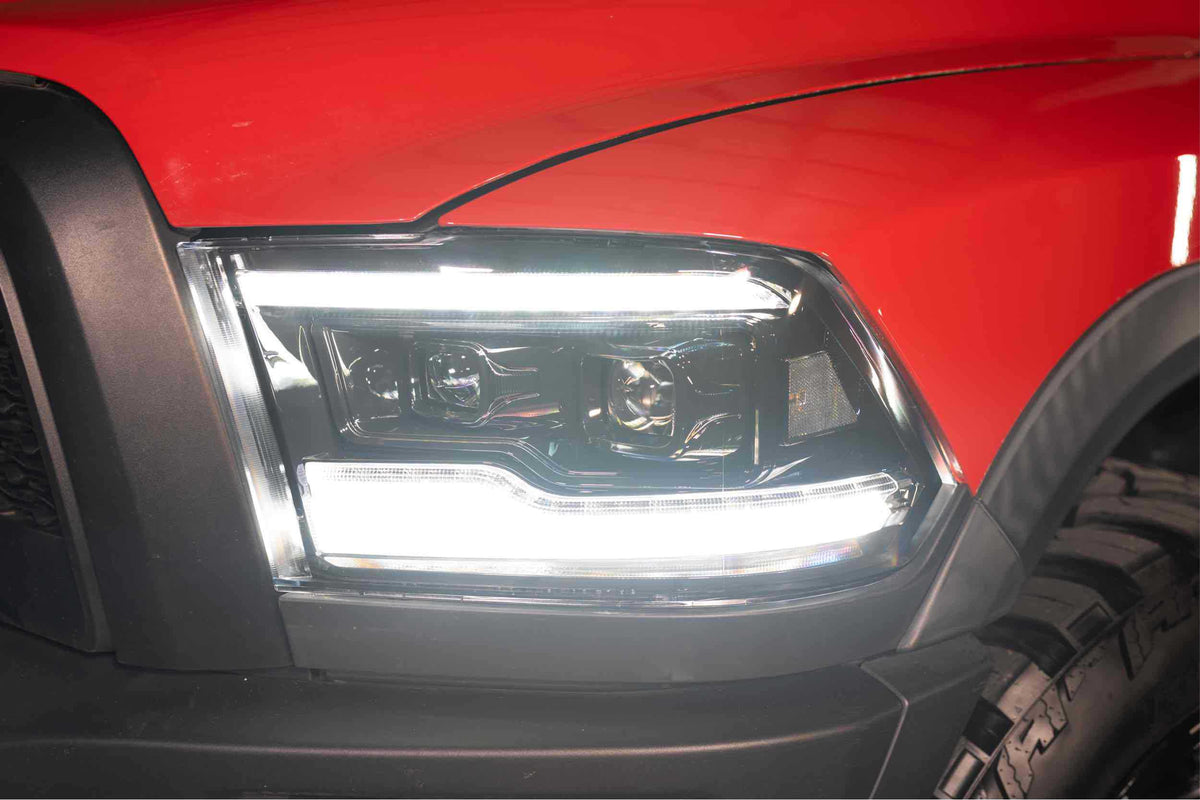 XB LED Headlights: Dodge Ram (09-18) (Pair / ASM) - Apollo Off-Road
