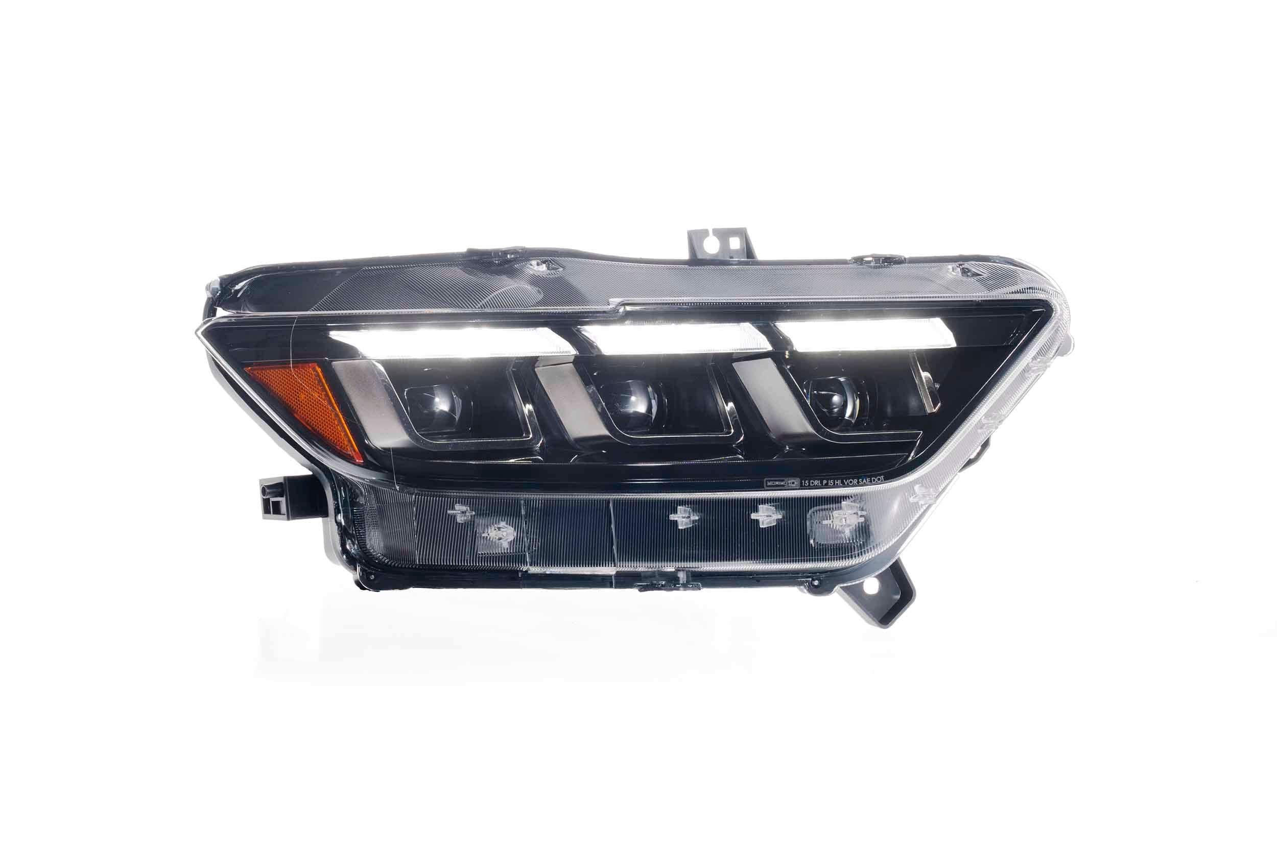 XB LED Headlights: Ford Mustang (15-17) (Gen II / Set) - Apollo Off-Road