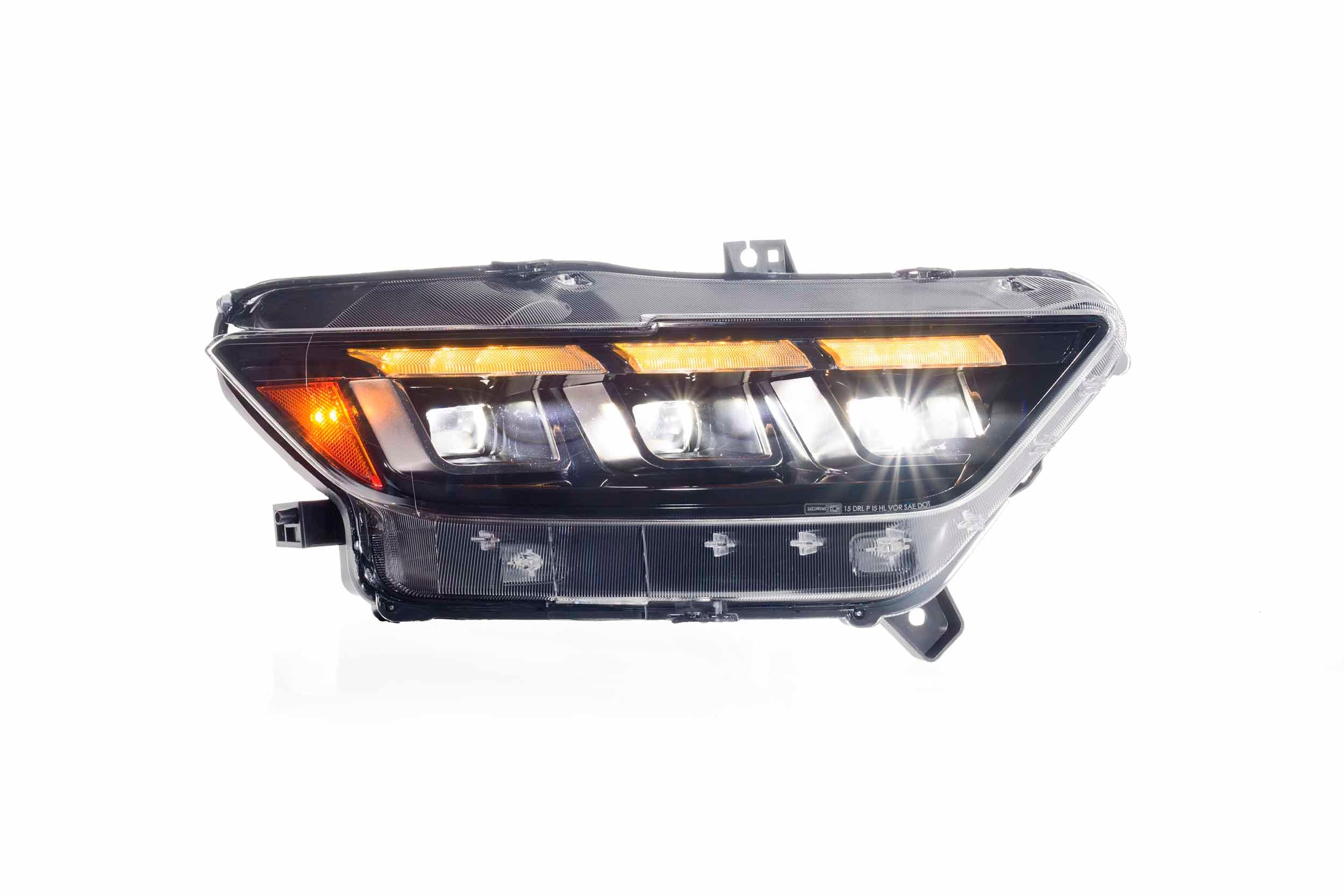 XB LED Headlights: Ford Mustang (15-17) (Gen II / Set) - Apollo Off-Road