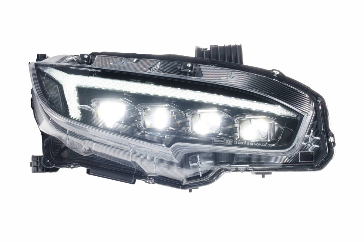 XB LED Headlights: Honda Civic (16-21)(Gen II / Pair) - Apollo Off-Road