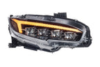 XB LED Headlights: Honda Civic (16-21)(Gen II / Pair) - Apollo Off-Road