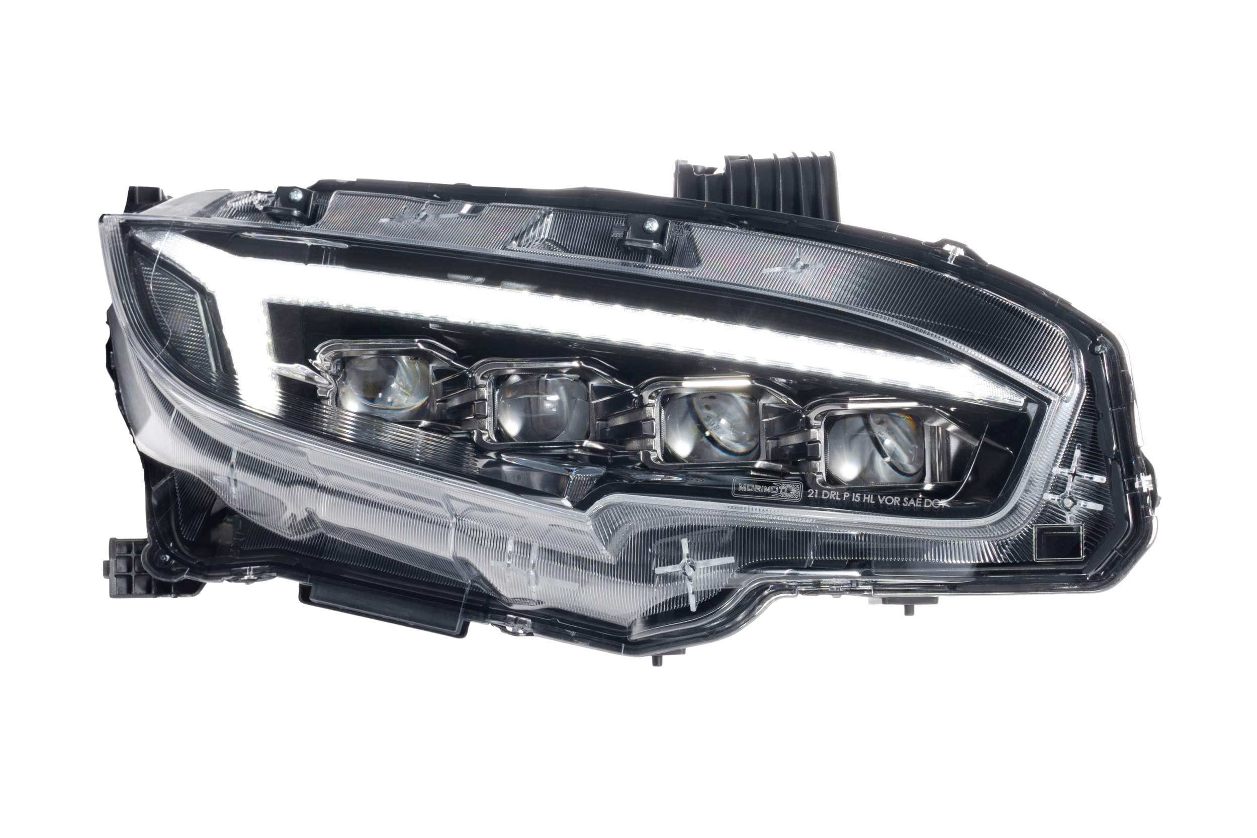 XB LED Headlights: Honda Civic (16-21)(Gen II / Pair) - Apollo Off-Road