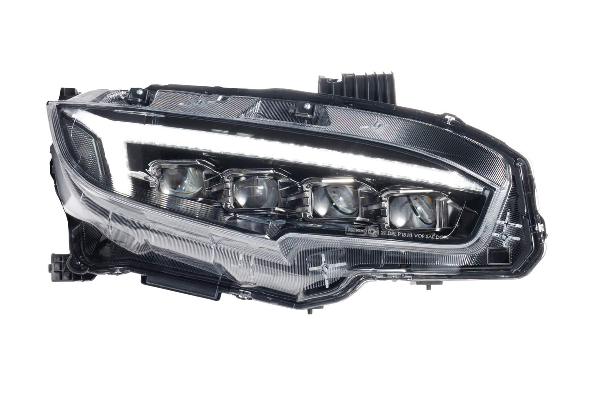 XB LED Headlights: Honda Civic (16-21)(Gen II / Pair) - Apollo Off-Road