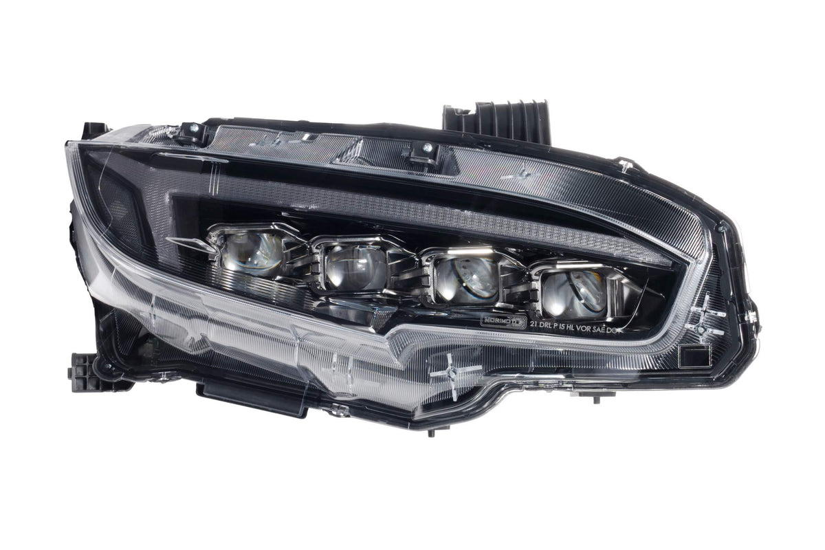 XB LED Headlights: Honda Civic (16-21)(Gen II / Pair) - Apollo Off-Road