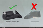 XB LED Mirror Lights: Dodge Ram (09-18 / Top Corner / Pair) - Apollo Off-Road
