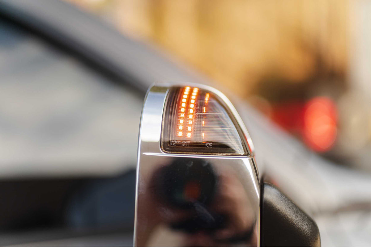 XB LED Mirror Lights: Dodge Ram (09-18 / Top Corner / Pair) - Apollo Off-Road