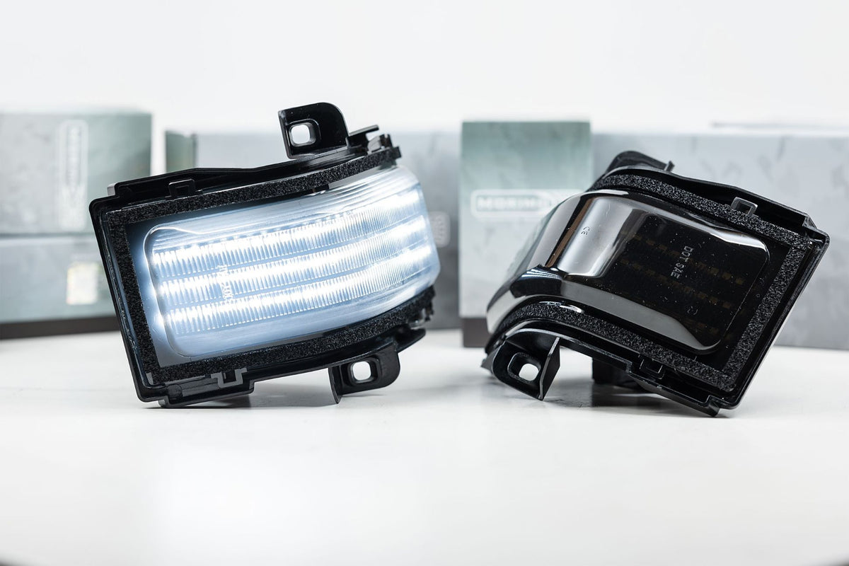 XB LED Mirror Lights: Ford Super Duty (17+ / Pair) - Apollo Off-Road