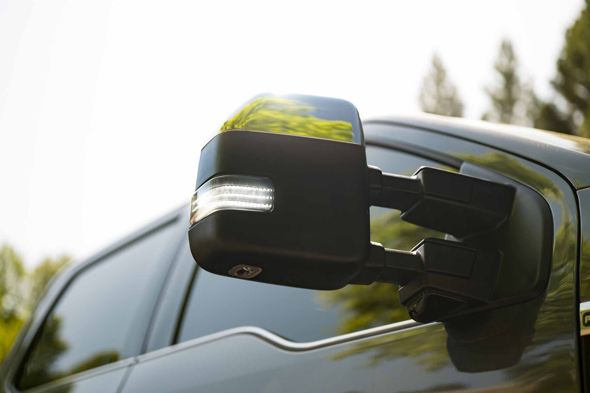 XB LED Mirror Lights: Ford Super Duty (17+ / Pair) - Apollo Off-Road