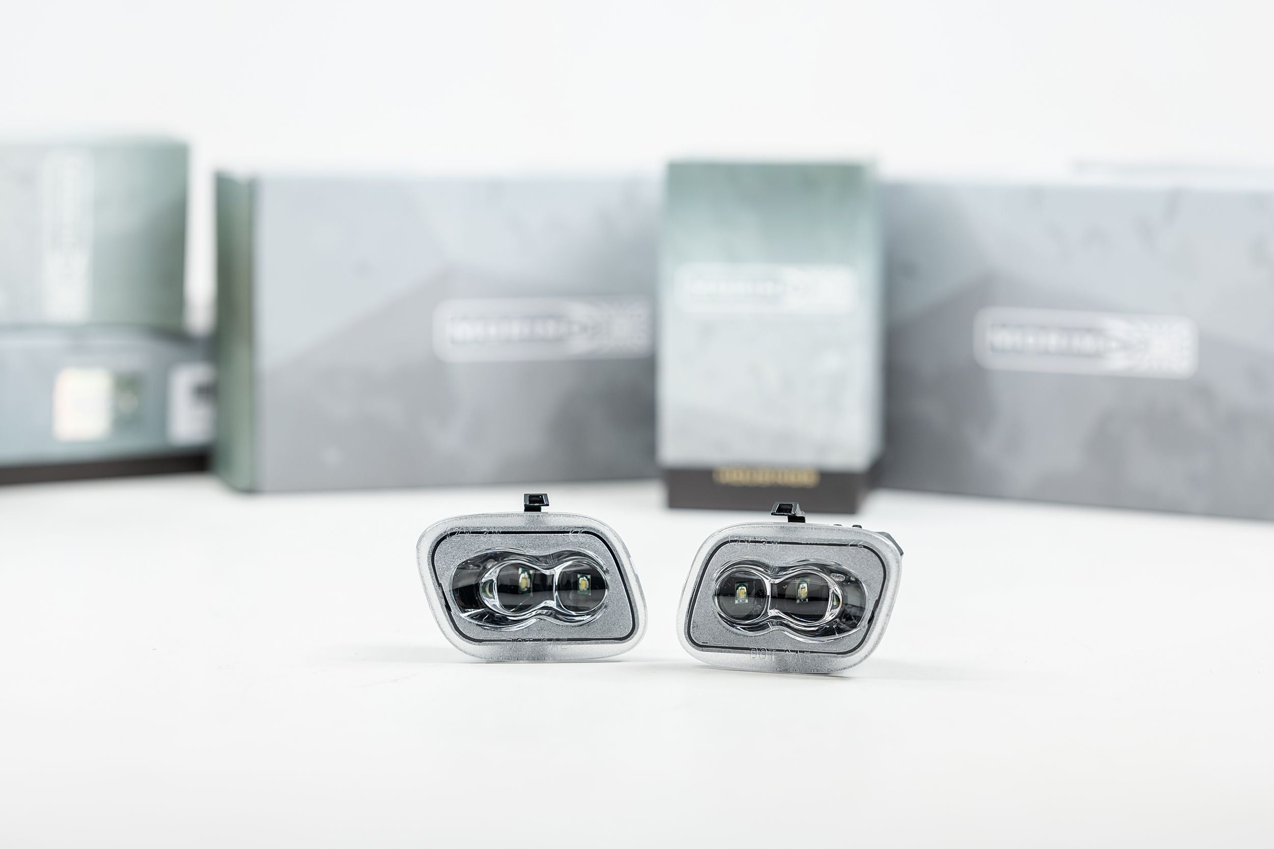 XB LED Puddle Lights: 15-20 F-150 / 17+ Super Duty (Pair) - Apollo Off-Road