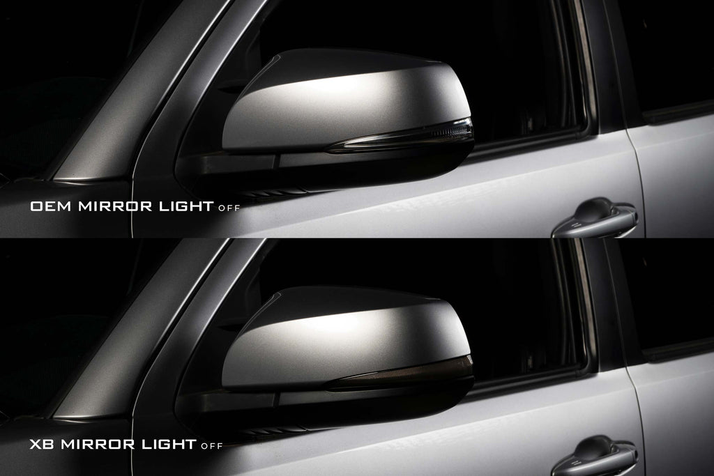 XB LED Side Mirror Lights: Toyota Tacoma (16-21 / Pair) - Apollo Off-Road