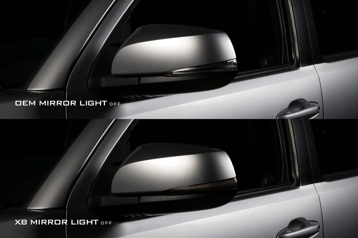 XB LED Side Mirror Lights: Toyota Tacoma (16-21 / Pair) - Apollo Off-Road
