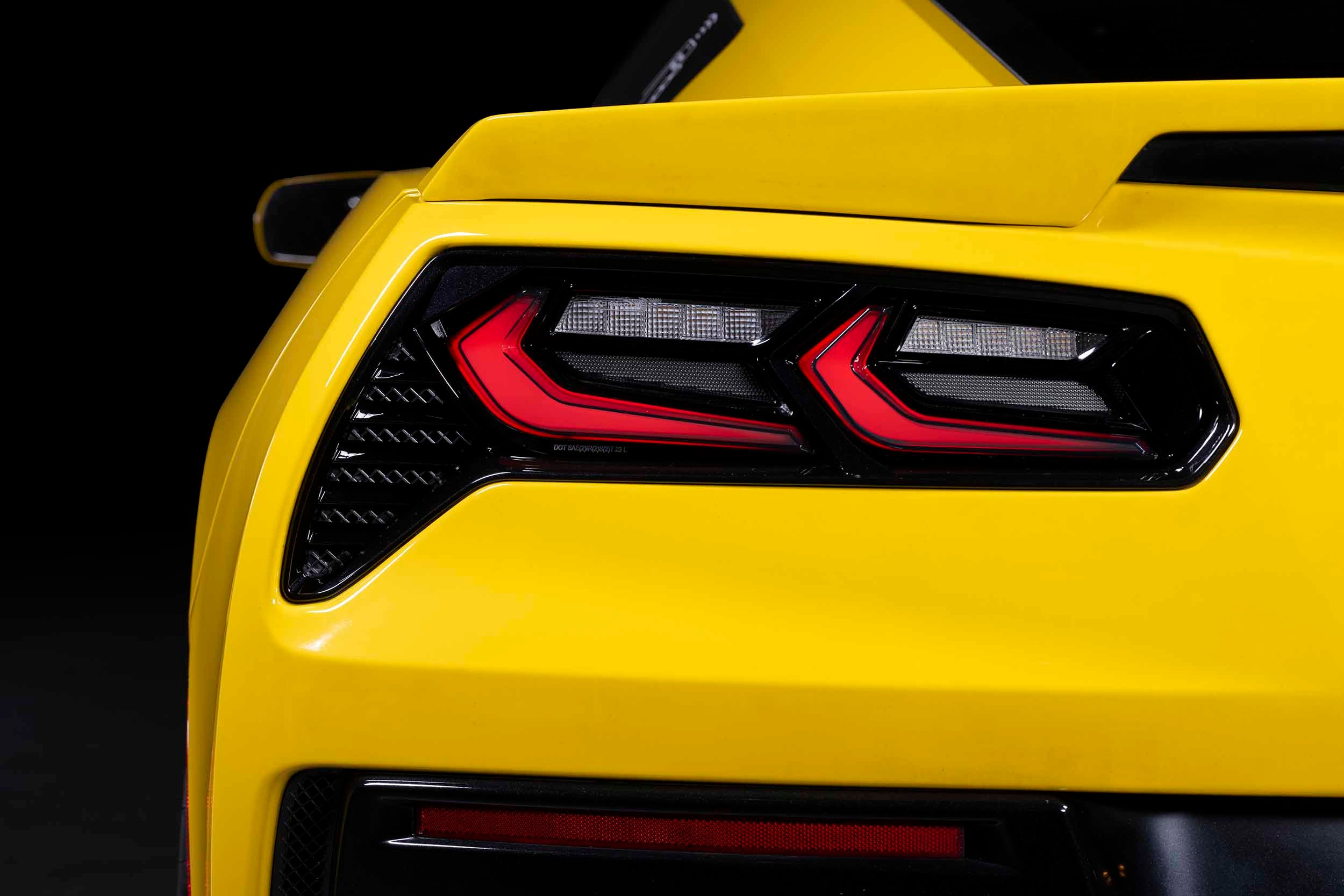 XB LED Tail Lights: 14- 19 Corvette C7 (C8 Style / Set) Choose Smoked / Red - Apollo Off-Road