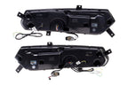XB LED Tail Lights: 14- 19 Corvette C7 (C8 Style / Set) Choose Smoked / Red - Apollo Off-Road