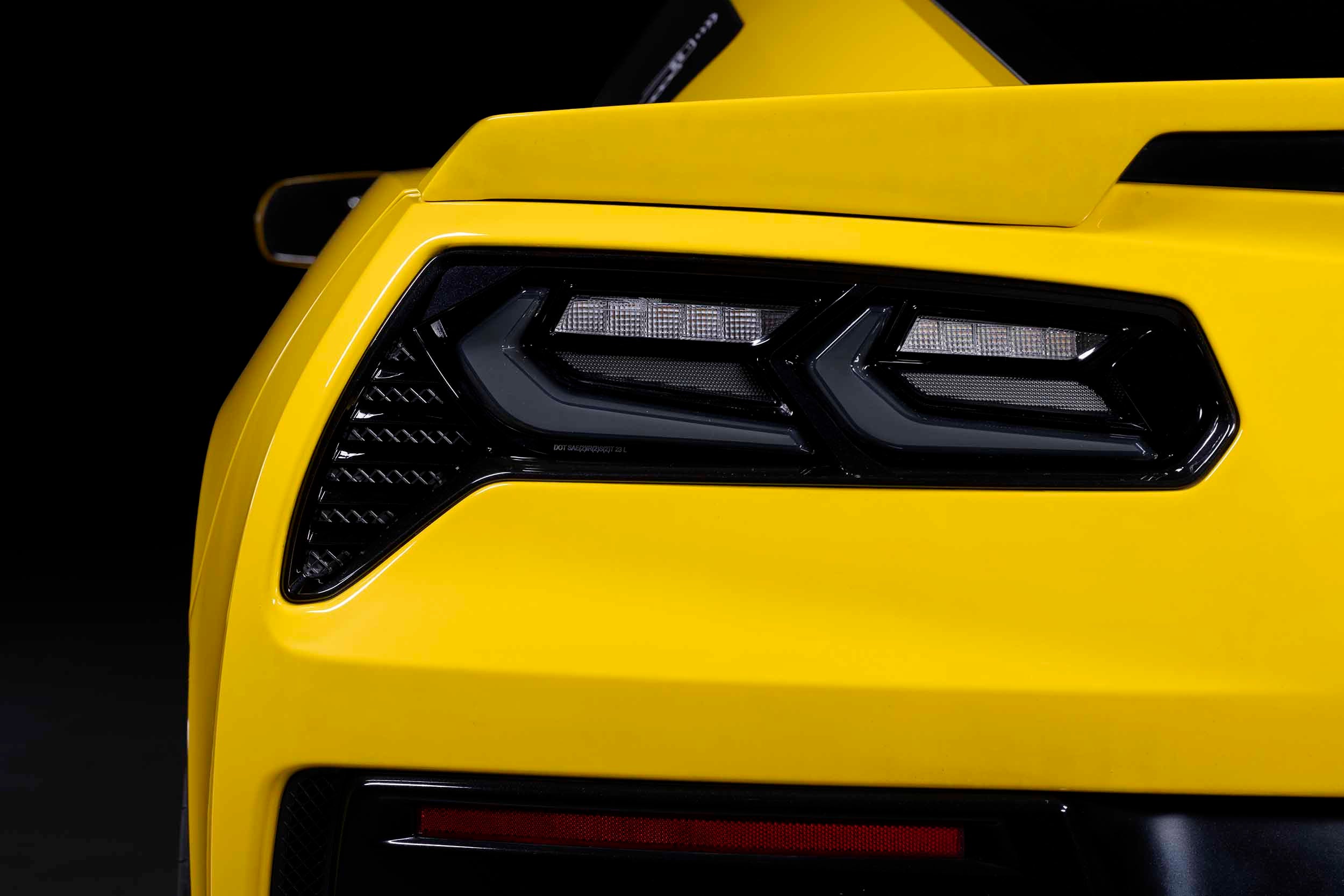 XB LED Tail Lights: 14- 19 Corvette C7 (C8 Style / Set) Choose Smoked / Red - Apollo Off-Road