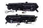 XB LED Tail Lights: 14- 19 Corvette C7 (C8 Style / Set) Choose Smoked / Red - Apollo Off-Road