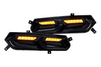 XB LED Tail Lights: 14- 19 Corvette C7 (C8 Style / Set) Choose Smoked / Red - Apollo Off-Road