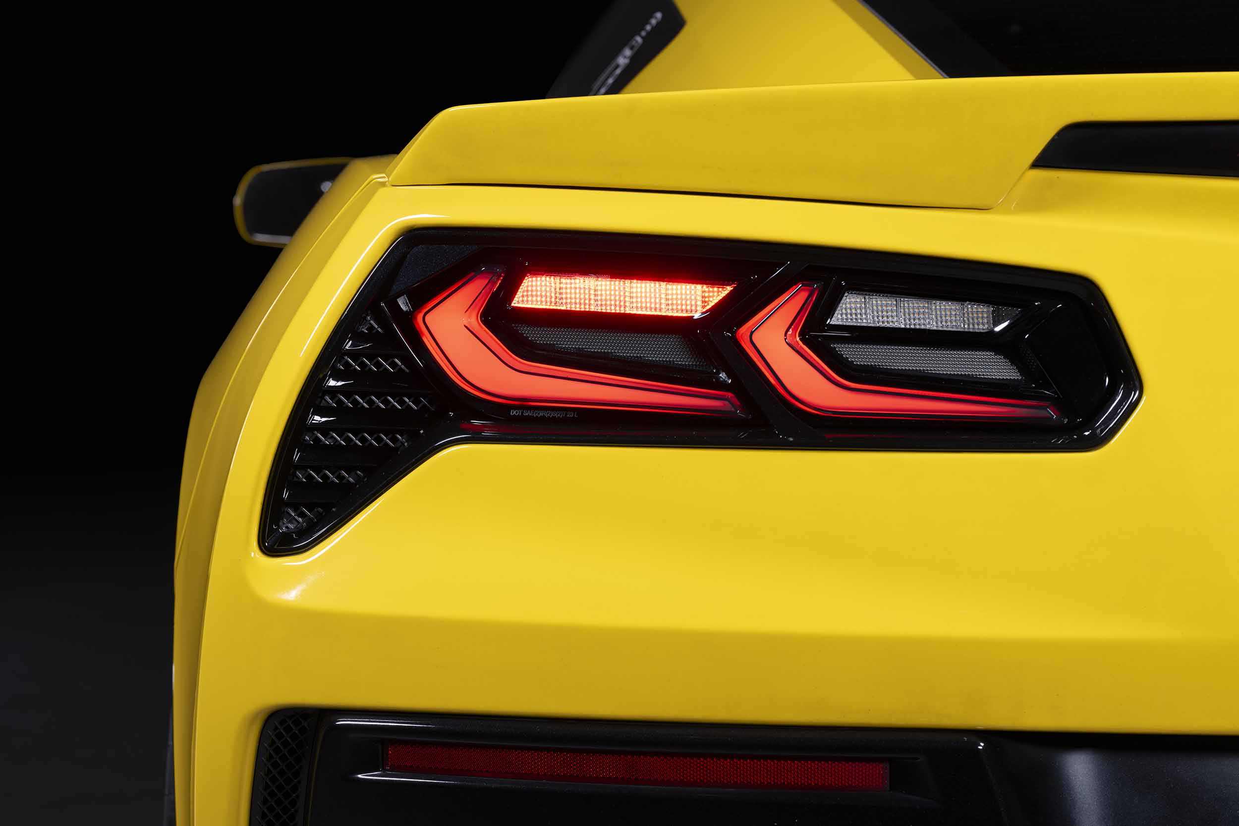 XB LED Tail Lights: 14- 19 Corvette C7 (C8 Style / Set) Choose Smoked / Red - Apollo Off-Road