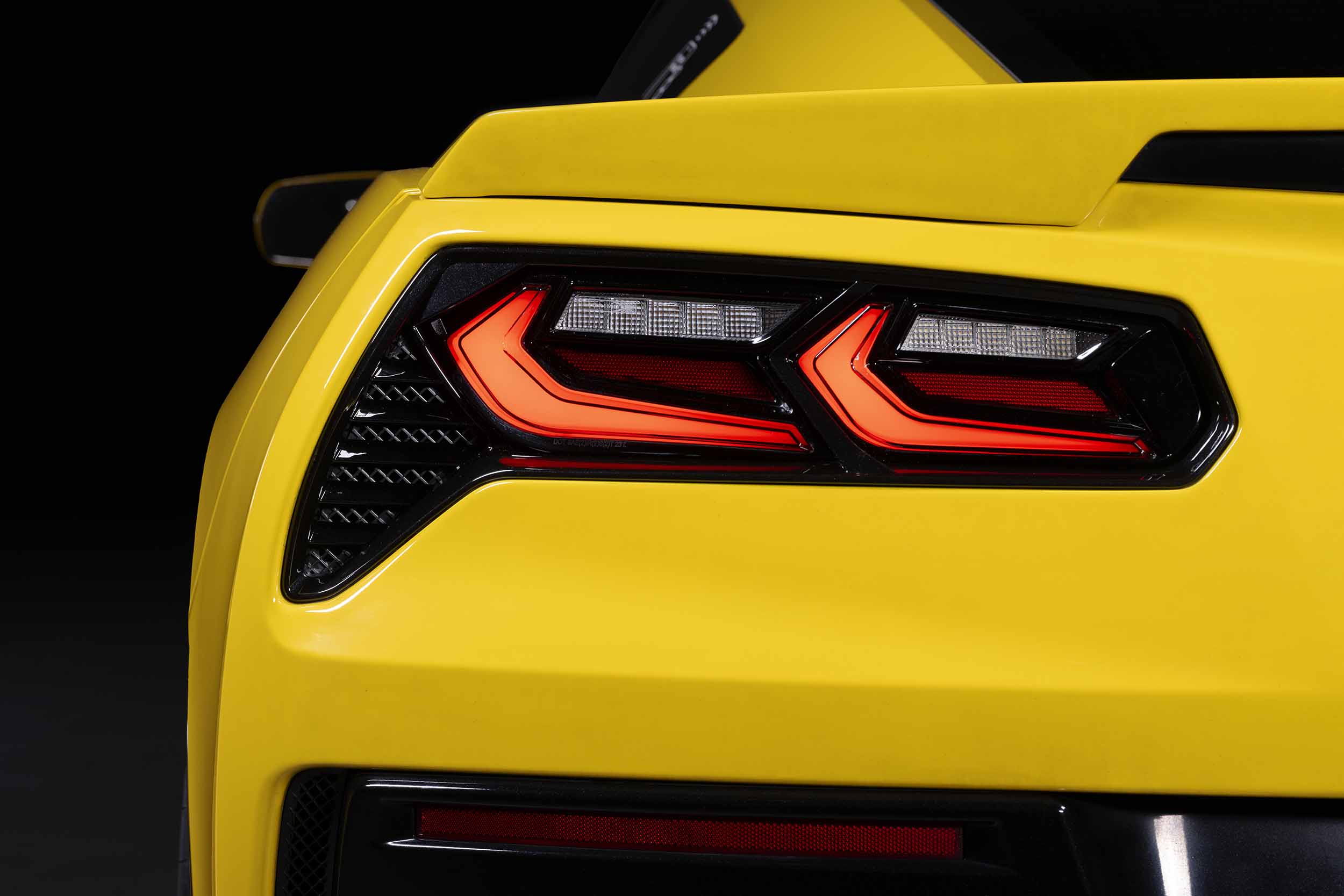 XB LED Tail Lights: 14- 19 Corvette C7 (C8 Style / Set) Choose Smoked / Red - Apollo Off-Road