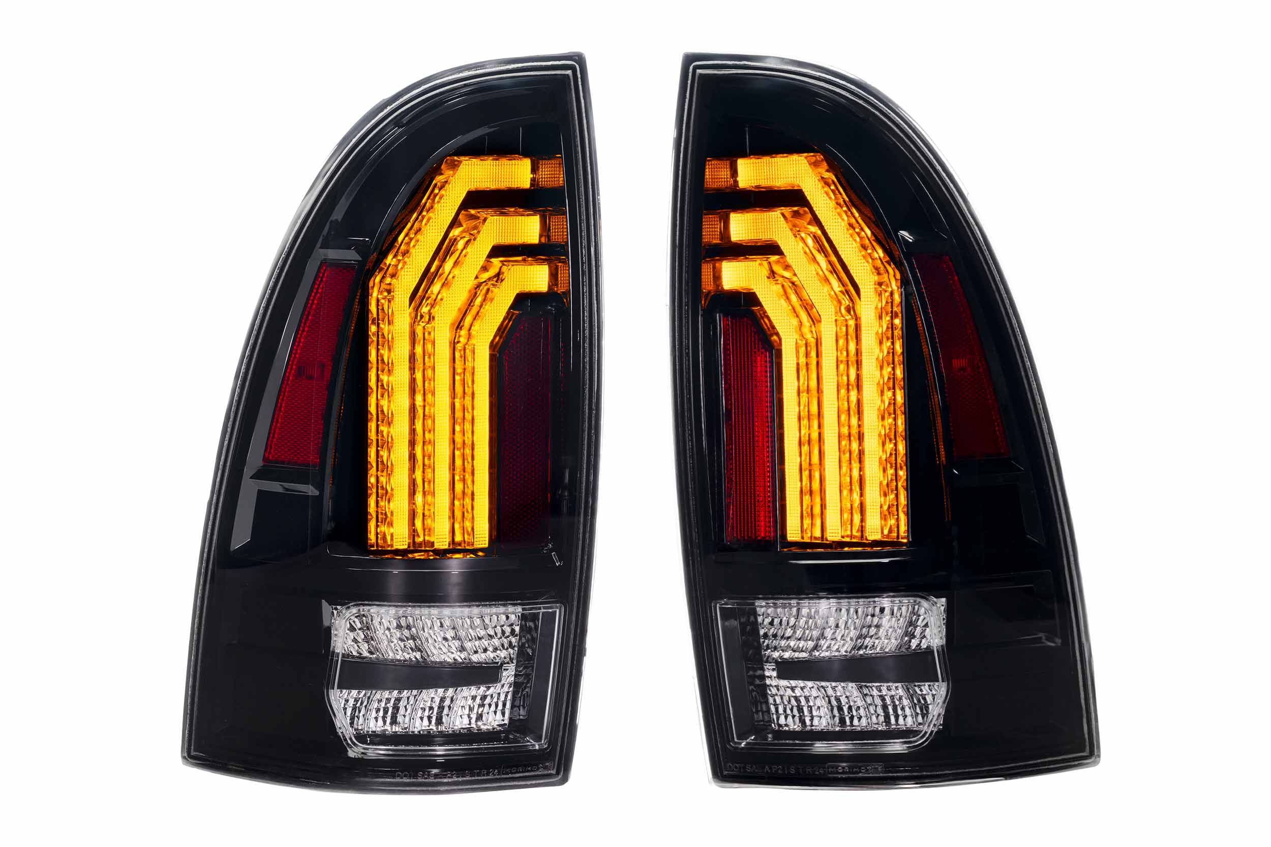 XB LED Tail Lights: 2005-2015 Toyota Tacoma, Set (Choose Red or Clear Lens) - Apollo Off-Road